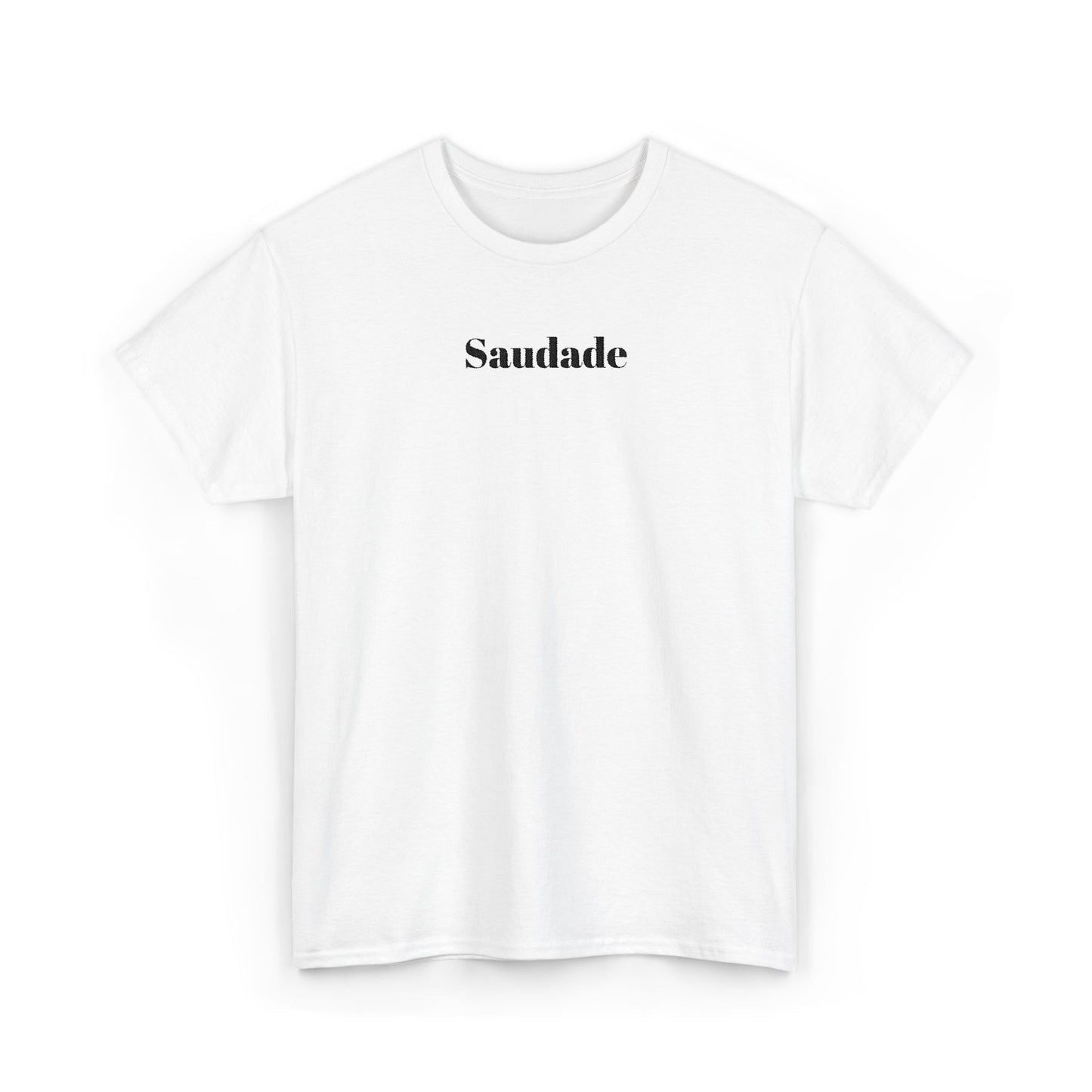 Saudade - Embroidery Unisex Cotton T-shirt