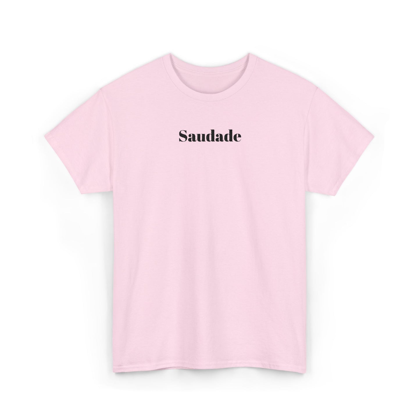 Saudade - Embroidery Unisex Cotton T-shirt