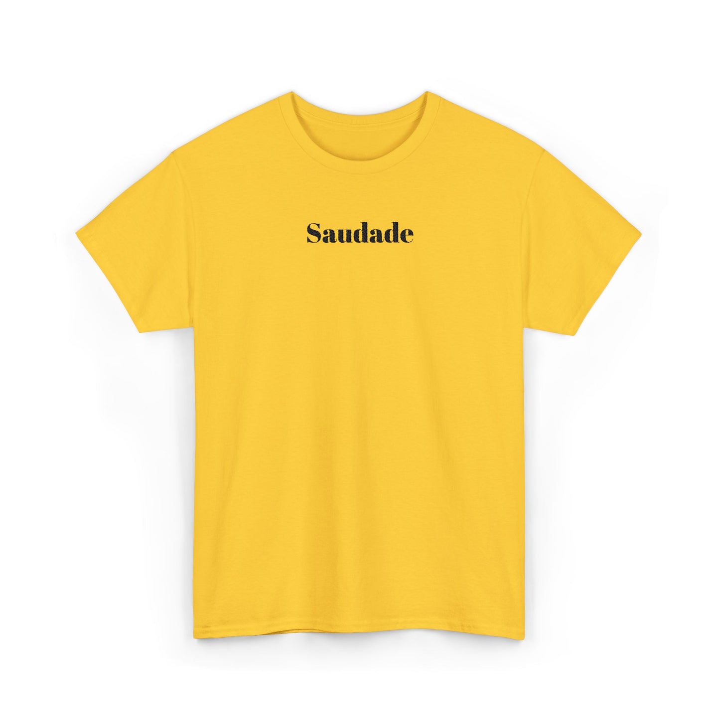 Saudade - Embroidery Unisex Cotton T-shirt