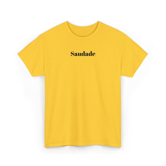 Saudade - Embroidery Unisex Cotton T-shirt