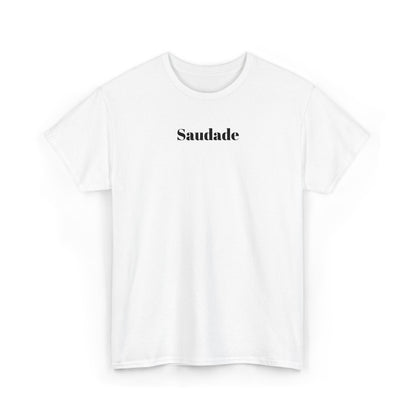 Saudade - Embroidery Unisex Cotton T-shirt