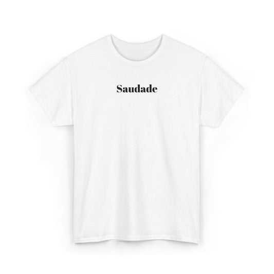 Saudade - Embroidery Unisex Cotton T-shirt