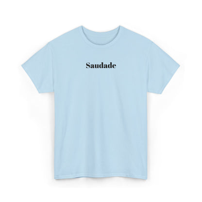 Saudade - Embroidery Unisex Cotton T-shirt
