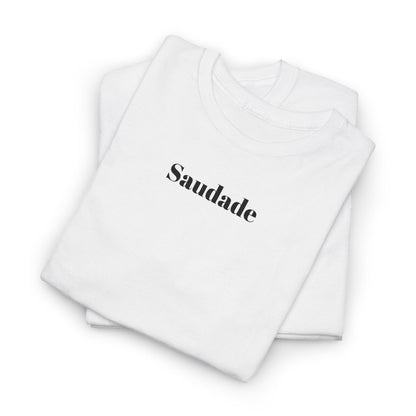 Saudade - Embroidery Unisex Cotton T-shirt