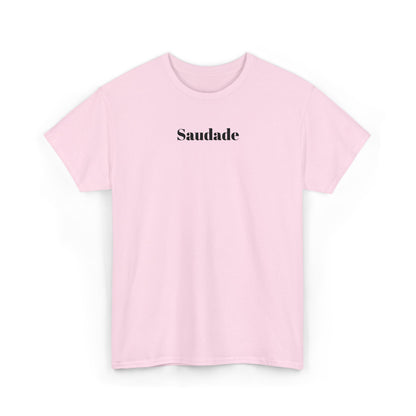 Saudade - Embroidery Unisex Cotton T-shirt