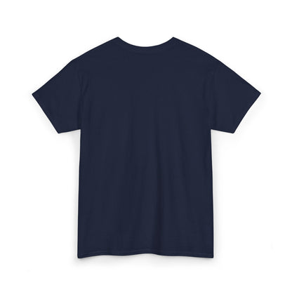 Bonjour - White Embroidery Unisex Cotton T-shirt