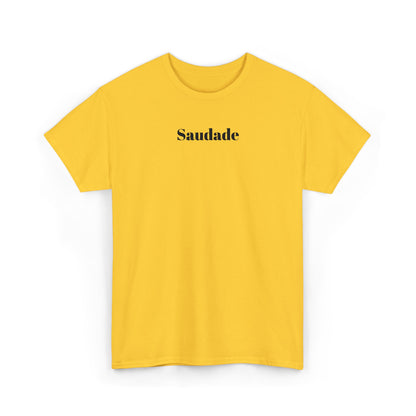 Saudade - Embroidery Unisex Cotton T-shirt